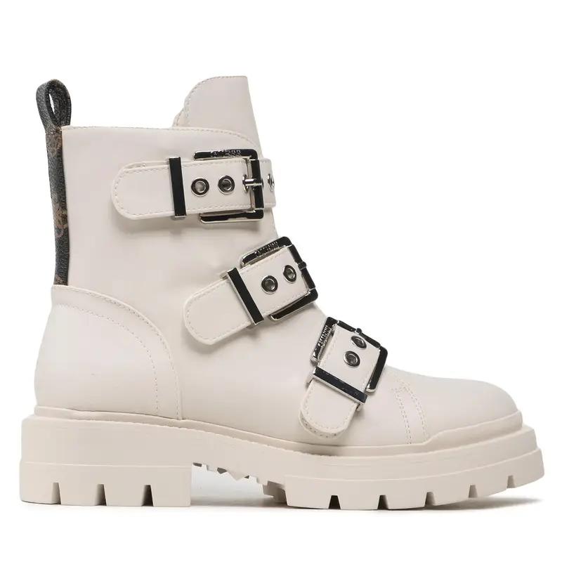 Guess Stivaletti FL7OBI LEA10 Écru Écru