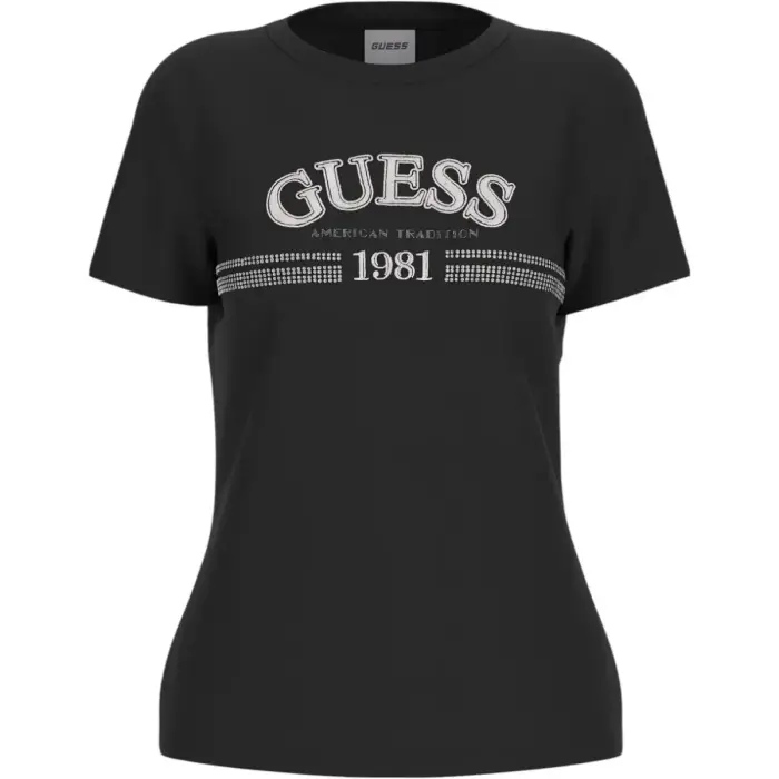 T-shirt da donna Guess Alda Noir