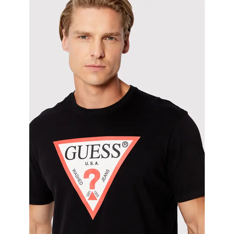Guess T-shirt Nero 3201212