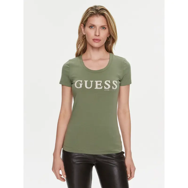 Guess T-shirt Verde 3203585