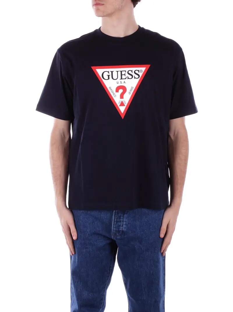 Guess T-shirt Uomo Blu 2855607