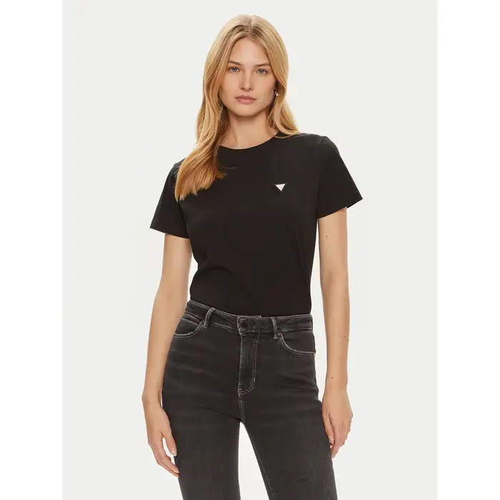 T-shirt V4YI09 J1314 Nero Regular Fit