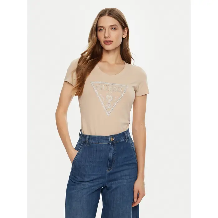 Guess T-shirt Beige 4989788