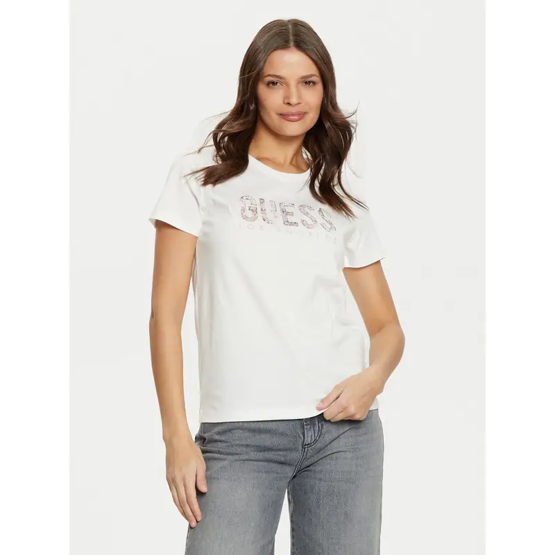 Guess T-shirt Bianco 3985227