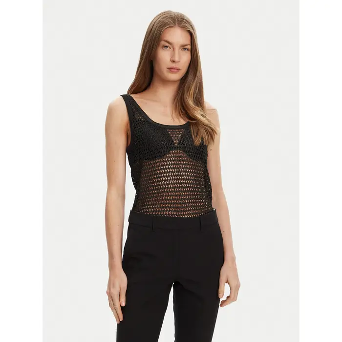 Top W5YR29 Z37G0 Nero Regular Fit