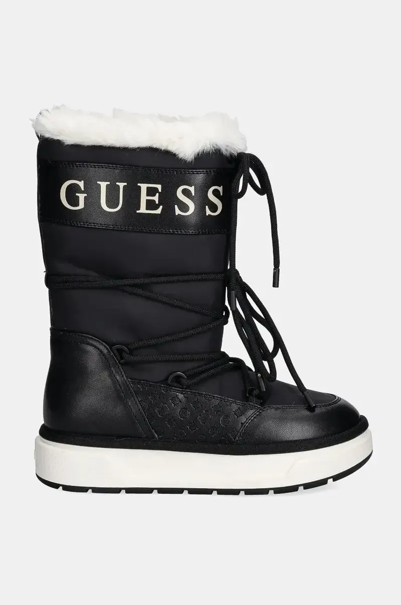Guess tronchetto e stivaletto donna flffyz ele11 fyza black