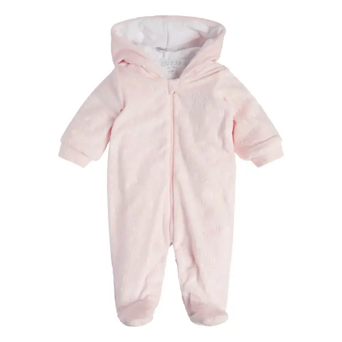 Guess Tutina imbottita con cappuccio per bebè Rose