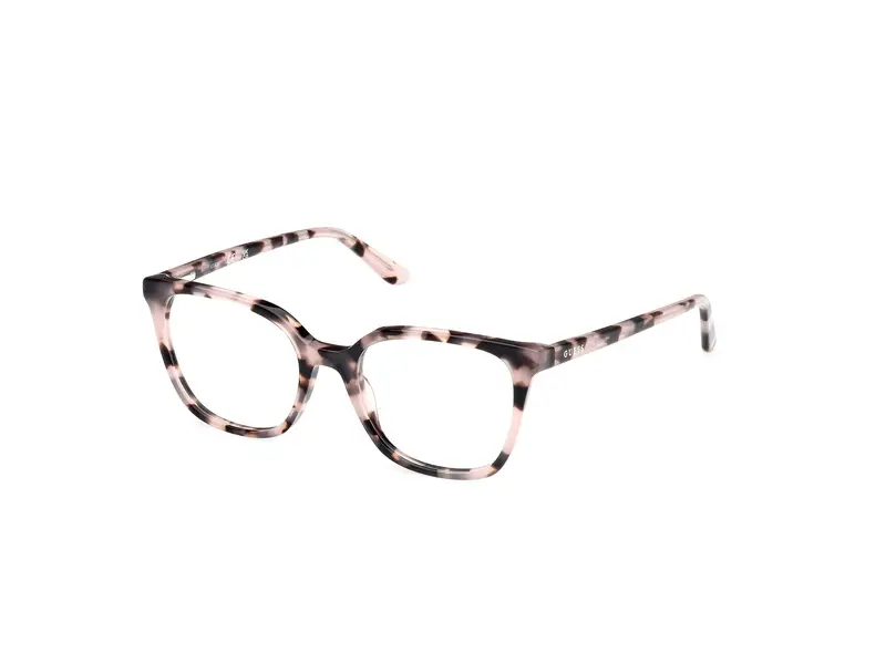 Guess Unisex GU50165 074 Montature da vista Acetato Rosa Squadrata Normale