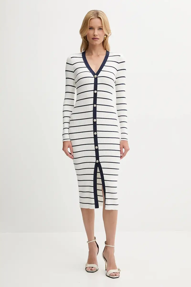 Guess vestito ANDREA colore bianco W5YK98 Z2YK2