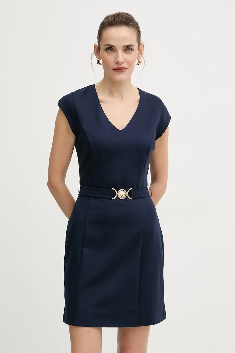 Guess vestito CHRISSY colore blu navy W5BK21 KCMU2