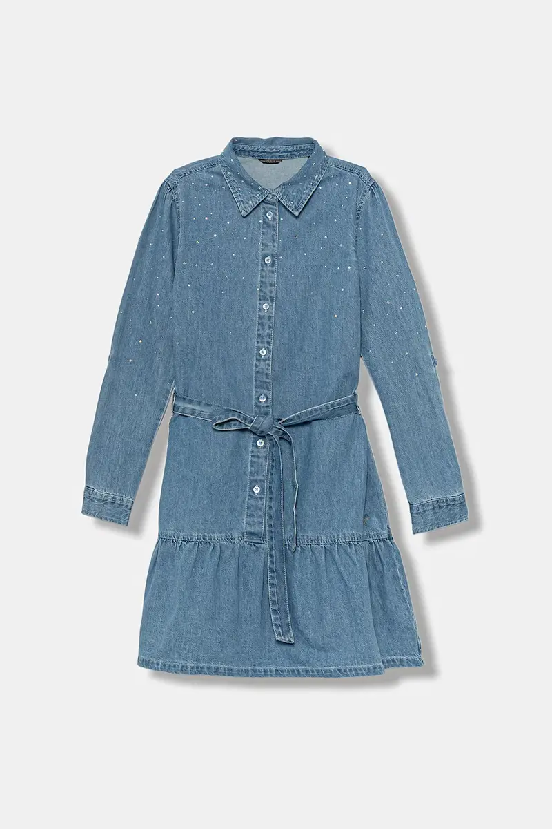 Guess vestito jeans bambino/a colore blu J5BK09 D4EU0