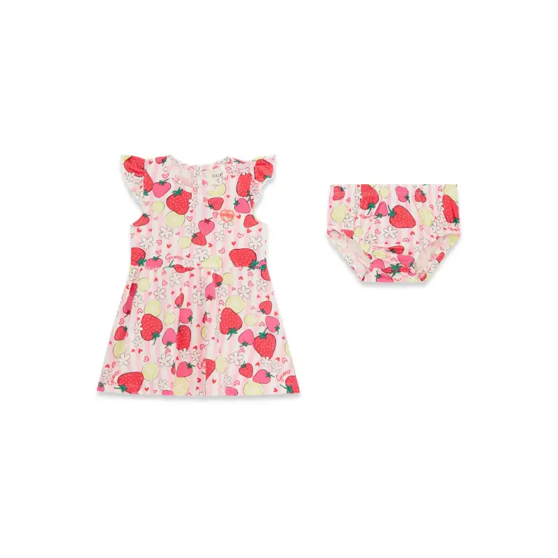 Guess Vestito svasato con culotte per bambina