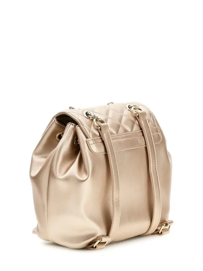 Guess zaino kids dorato con coulisse