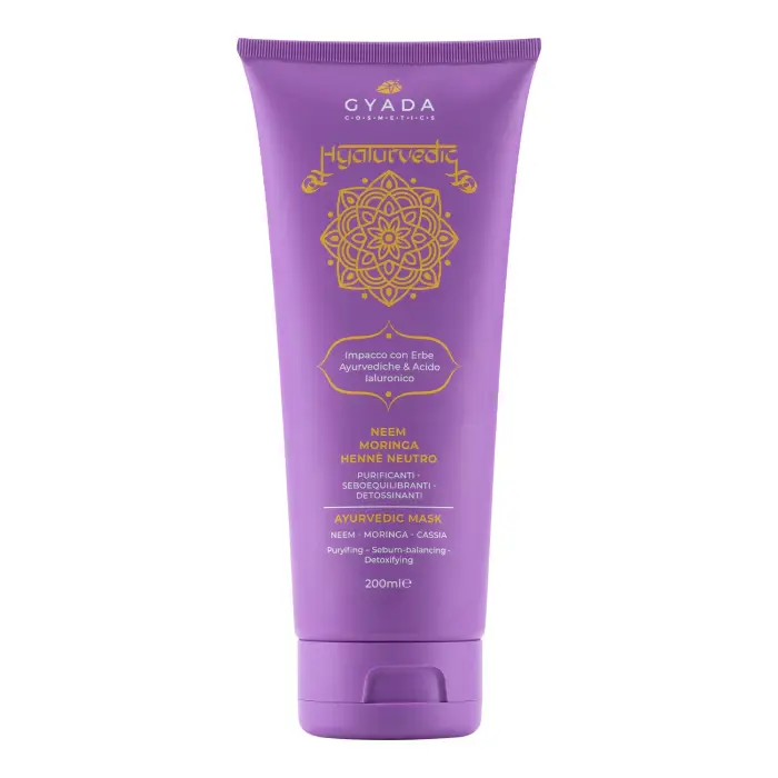 Gyada Cosmetics Hyalurvedic Impacco Ayurvedico Purificante 200ml - Maschera Purificante Capelli