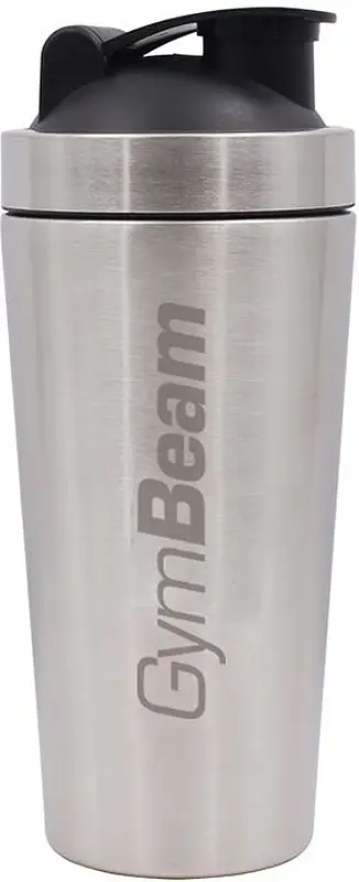 Gymbeam Shaker Steel per lo sport colore Classic 739 ml