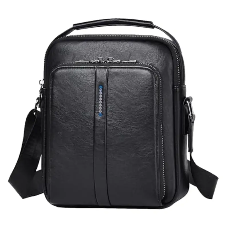 GZQFUOU Borsa a tracolla Uomo Nero 2331015