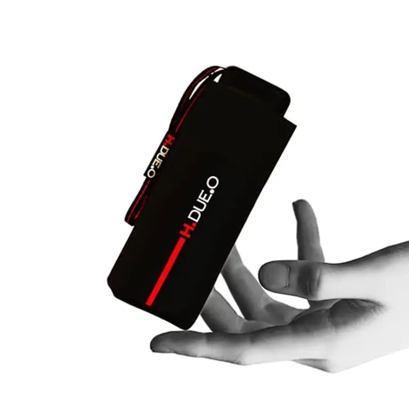 H.DUE.O Ombrello Tascabile [Solo 17 Cm] con Cupola Large. Ombrello Ultra-Leggero da Viaggio, Ombrello Portatile Piccolo Resistente