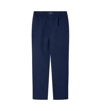Hackett London per ragazzo HK210769 Pantaloni da spiaggia in stile jogger blu scuro (7años= 122cm), Casual, Cotone, Navy, moda per bambini