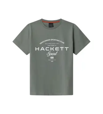 Hackett London per ragazzo HK5000033 Maglietta verde HS Game (2 años = cm), Casual, Cotone, Manica corta, moda per bambini