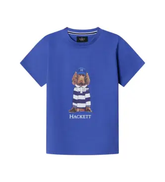 Hackett London per ragazzo HK5000038 Maglietta Harry Heritage blu (2 años = cm), Casual, Cotone, Manica corta, moda per bambini