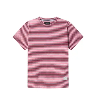per ragazzo HK5000042 T-shirt rossa Heritage H Stripe (15Años= 170cm), Rosso, Casual, Cotone, Manica corta, moda per bambini