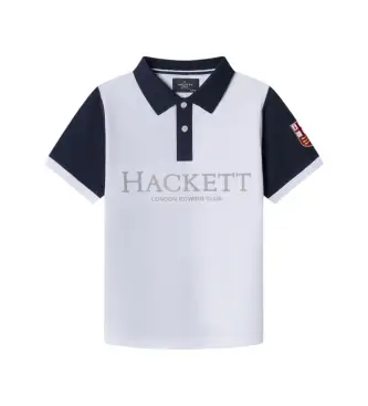 Hackett London Polo Ragazzo Bianco 4274334