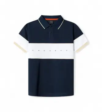 Hackett London per ragazzo HK5600036 Polo Hs Multi blu marino (9Años= 134cm), Casual, Cotone, Manica corta, Navy, moda per bambini