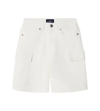 Hackett London per ragazzo HK8000005 Pantaloncini cargo in denim bianco (2 años = cm), Casual, Cotone, moda per bambini
