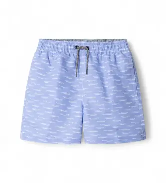 Hackett London per ragazzo HKB100013 Costume da bagno blu Sardines Kids (11Años= 146cm), Casual, Beachwear, Poliestere, moda per bambini