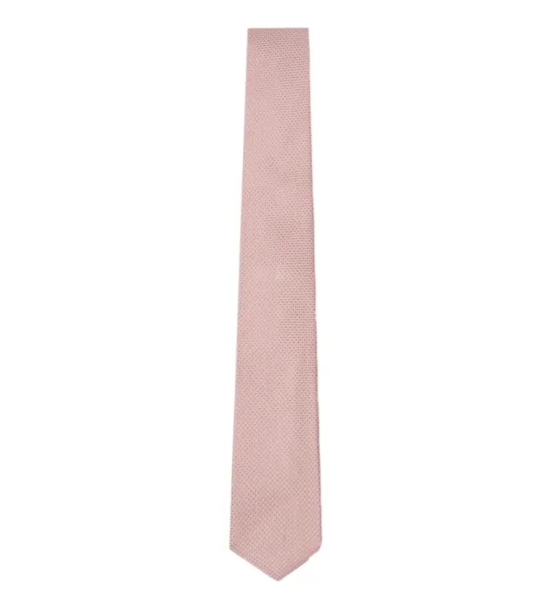 Hackett London per uomo. HM053647 Cravatta in seta tricolore rosa (OSFA), Casual, Da sera, Classico
