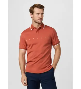 Hackett London Polo Uomo Arancione 4579199
