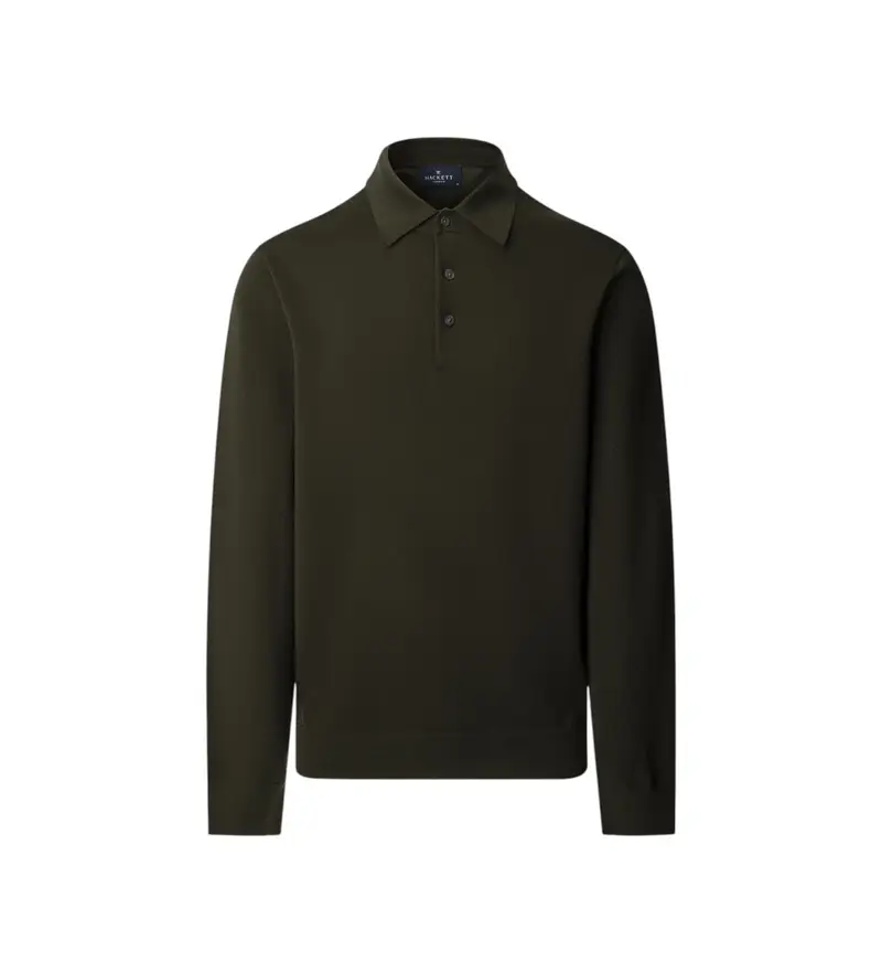Hackett London Polo Uomo Verde 3511005