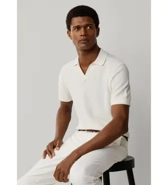 per uomo HM7000180 Polo Riviera Knit SS bianca (XL), Bianco, Cotone, Classico, Manica corta