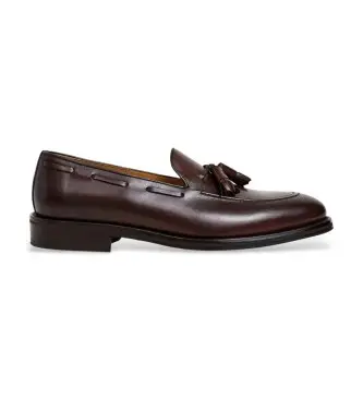 per uomo HMS200061 Scarpe Mayfar Crust in pelle marrone (43), Basso, 1 a 3 cm, Nessuno, Casual, Classico