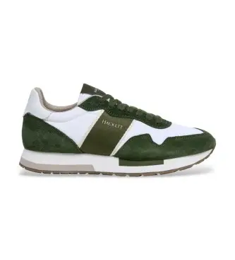 Hackett London per uomo HMS200088 Sneakers verdi Keston Symbol, Basso, Stringhe, Casual, Verde