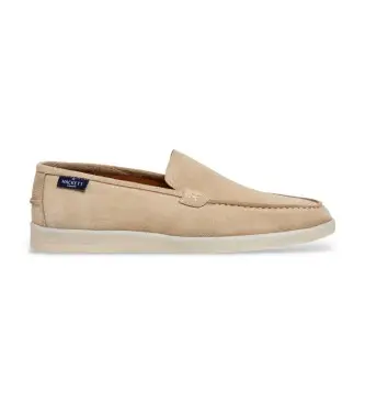 Hackett London per uomo HMS200104 Mocassino Martins in pelle beige, Basso, Nessuno, Casual, Da sera, Classico
