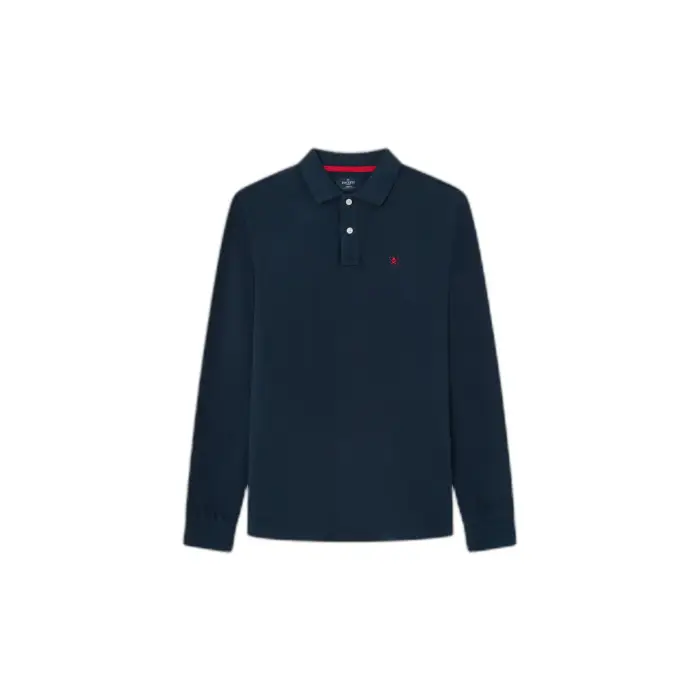 Hackett Polo a maniche lunghe Logo Slim Fit Bleu