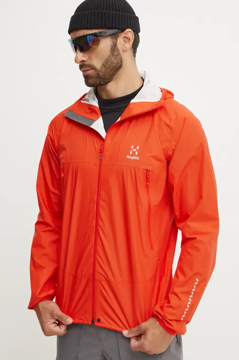 Haglöfs giacca da esterno L.I.M Proof colore rosso 605234