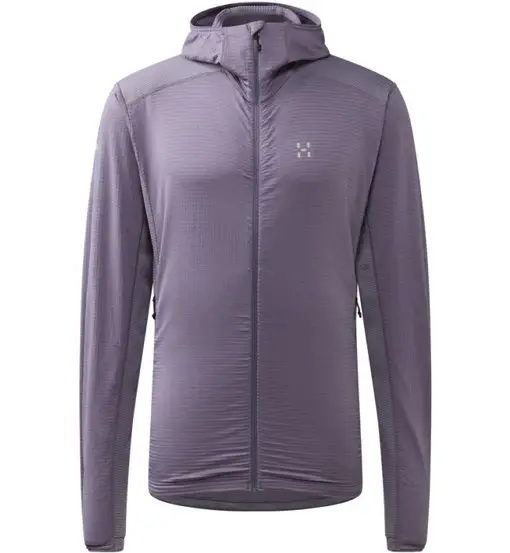 HAGLOFS I Mid Multi II Hood - felpa in pile - uomo Violet