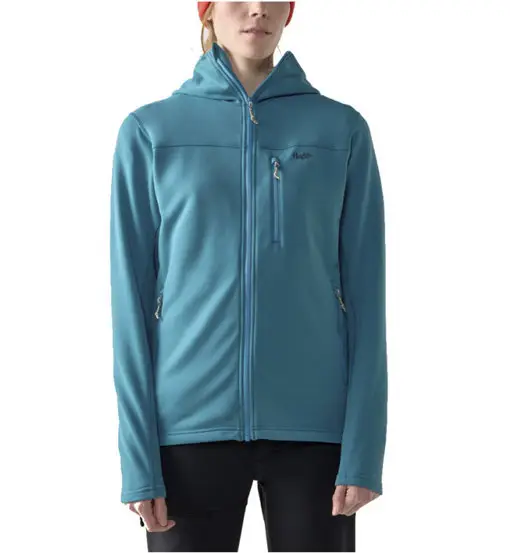 HAGLOFS Rosson Mid Hood W - felpa in pile - donna Blue