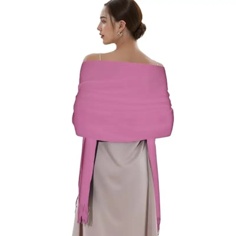HAGOT Ladies Scarf Shawls, Pink