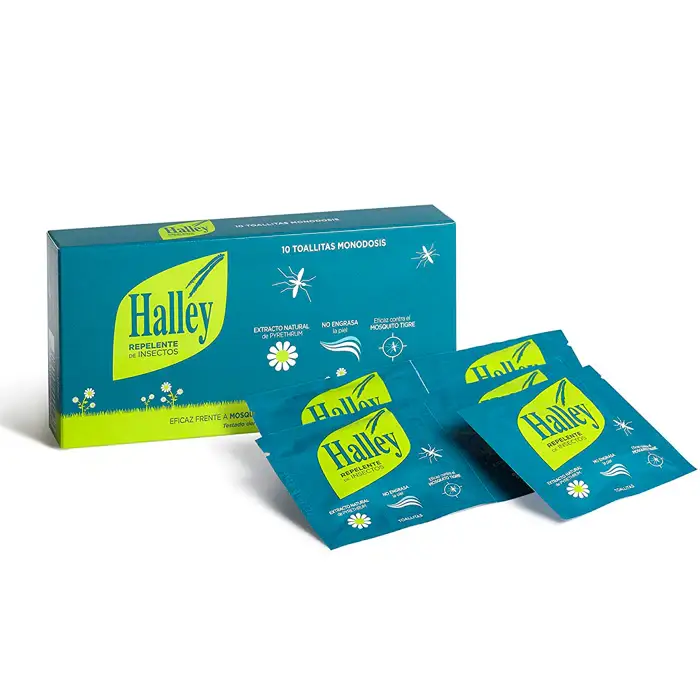 Halley Salviette per lozioni repellenti 10U