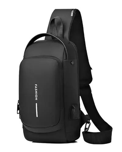 HAN-LBG Borsello Uomo Grigio 2508334