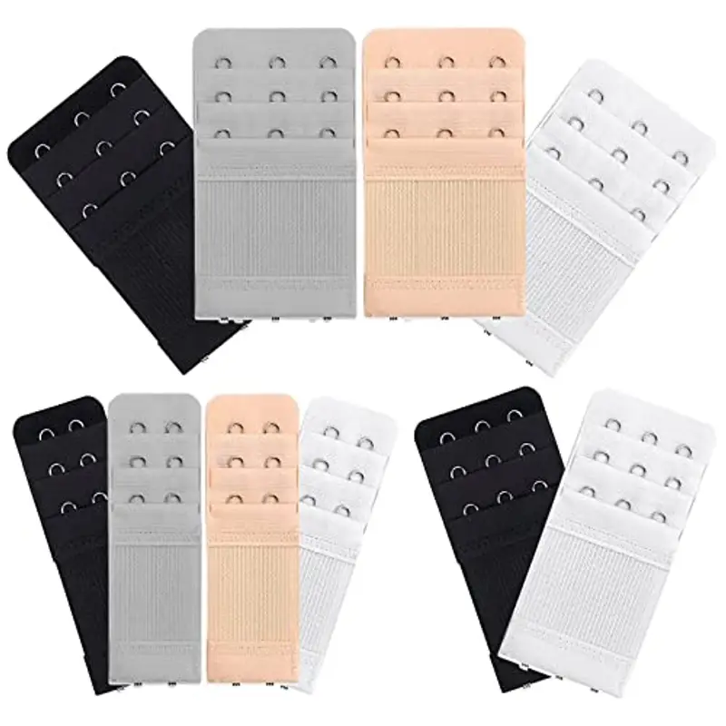 Hantoc 10 Pezzi Estensioni Reggiseno, Estensore di Reggiseno Prolunga Reggiseno Reggiseno Extender 2 Ganci / 3 Ganci Reggiseno Prolunga per