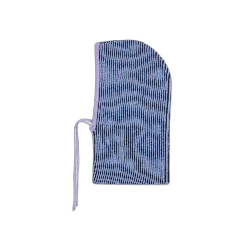 HappyMess Cagoule in merino bambino Bleu