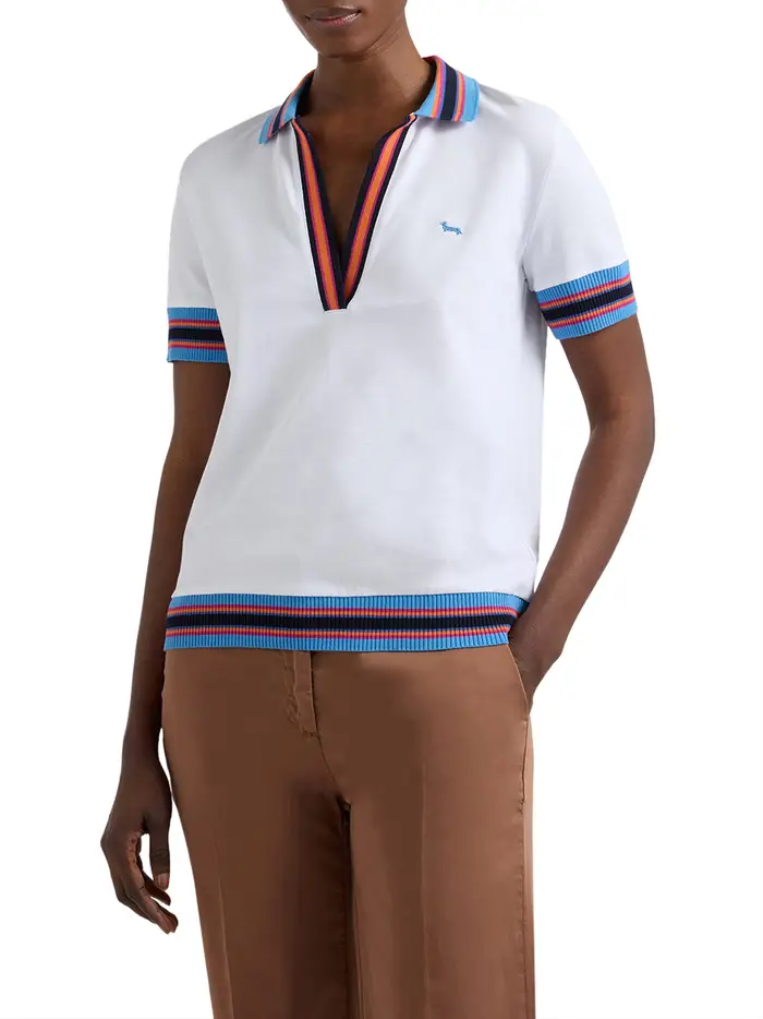 polo harmont & blaine da donna - bianco