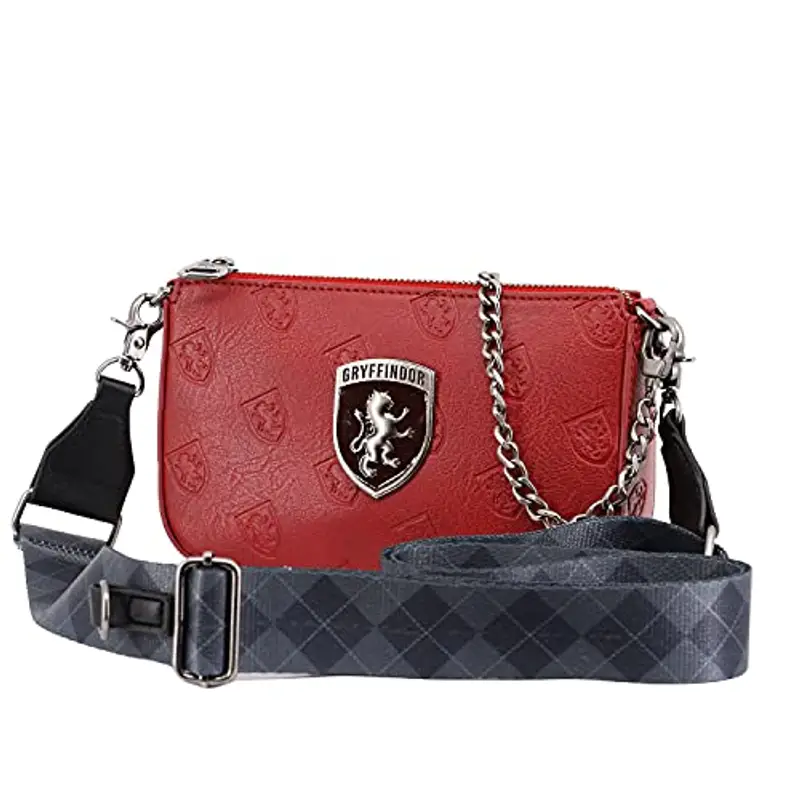 KARACTERMANIA Harry Potter Emblem-Borsa IHoney, Borgogna, 20 x 13 cm