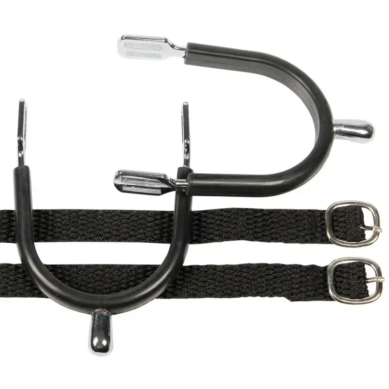 Harry s Horse sperone da equitazione in cromo e gomma con cinturino