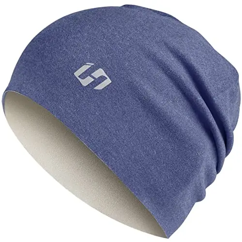 HASAGEI Cappello invernale da corsa con teschio berretto berretto termico, Blu, Etichettalia unica