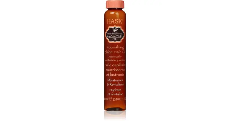 Hask Olio Di Cocco Olio Perfezionatore Per Capelli Brillanti E Morbidi 18 Ml